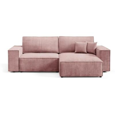 Höffner Ecksofa mit Schlaffunktion Mille ¦ rosa/pink ¦ Maße (cm): B: 257 H: 88 Höffner Ecksofa mit Schlaffunktion Mille ¦ rosa/pink ¦ Maße (cm): B: 257 H: 88