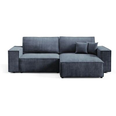 Höffner Ecksofa mit Schlaffunktion Mille ¦ blau ¦ Maße (cm): B: 257 H: 88 Höffner Ecksofa mit Schlaffunktion Mille ¦ blau ¦ Maße (cm): B: 257 H: 88