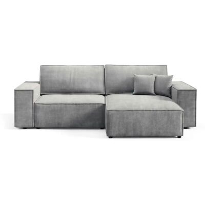 Höffner Ecksofa mit Schlaffunktion Mille ¦ grau ¦ Maße (cm): B: 257 H: 88 Höffner Ecksofa mit Schlaffunktion Mille ¦ grau ¦ Maße (cm): B: 257 H: 88