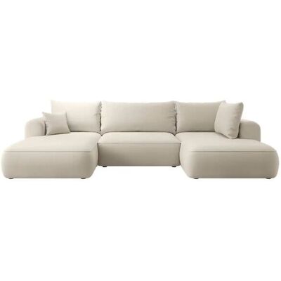 Selsey Wohnlandschaft mit Schlaffunktion Ovo ¦ beige ¦ Maße (cm): B: 375 H: 95 Selsey Wohnlandschaft mit Schlaffunktion Ovo ¦ beige ¦ Maße (cm): B: 375 H: 95