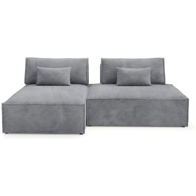Höffner Ecksofa modular Lucca ¦ grau ¦ Maße (cm): B: 236 H: 82 Höffner Ecksofa modular Lucca ¦ grau ¦ Maße (cm): B: 236 H: 82