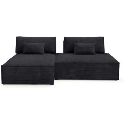 Höffner Ecksofa modular Lucca ¦ schwarz ¦ Maße (cm): B: 236 H: 82 Höffner Ecksofa modular Lucca ¦ schwarz ¦ Maße (cm): B: 236 H: 82