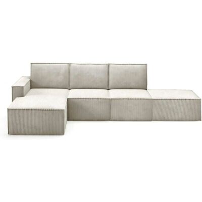 Höffner Ecksofa mit Pouf Orto ¦ beige ¦ Maße (cm): B: 329 H: 93 Höffner Ecksofa mit Pouf Orto ¦ beige ¦ Maße (cm): B: 329 H: 93