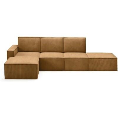 Höffner Ecksofa mit Pouf Orto ¦ gelb ¦ Maße (cm): B: 329 H: 93 Höffner Ecksofa mit Pouf Orto ¦ gelb ¦ Maße (cm): B: 329 H: 93