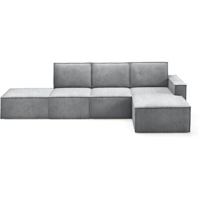 Höffner Ecksofa mit Pouf Orto ¦ grau ¦ Maße (cm): B: 329 H: 93 Höffner Ecksofa mit Pouf Orto ¦ grau ¦ Maße (cm): B: 329 H: 93