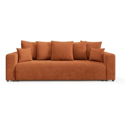 Höffner Schlafsofa mit Bettkasten Evora ¦ kupfer ¦ Maße (cm): B: 247 H: 88 Höffner Schlafsofa mit Bettkasten Evora ¦ kupfer ¦ Maße (cm): B: 247 H: 88