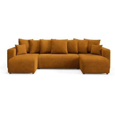 Höffner Wohnlandschaft mit Schlaffunktion Evora ¦ gelb ¦ Maße (cm): B: 318 H: 88 Höffner Wohnlandschaft mit Schlaffunktion Evora ¦ gelb ¦ Maße (cm): B: 318 H: 88
