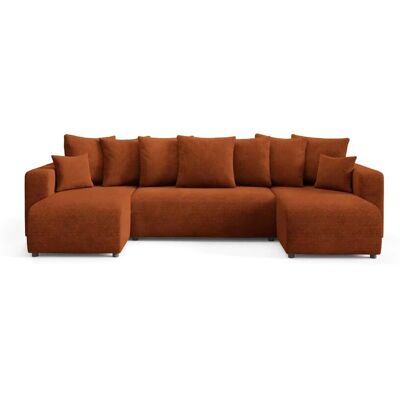 Höffner Wohnlandschaft mit Schlaffunktion Evora ¦ kupfer ¦ Maße (cm): B: 318 H: 88 Höffner Wohnlandschaft mit Schlaffunktion Evora ¦ kupfer ¦ Maße (cm): B: 318 H: 88