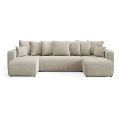 Höffner Wohnlandschaft mit Schlaffunktion Evora ¦ beige ¦ Maße (cm): B: 318 H: 88 Höffner Wohnlandschaft mit Schlaffunktion Evora ¦ beige ¦ Maße (cm): B: 318 H: 88