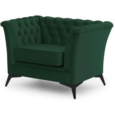 S-STYLE Chesterfield Sessel Wilhelm ¦ grün ¦ Maße (cm): B: 116 H: 78 S-STYLE Chesterfield Sessel Wilhelm ¦ grün ¦ Maße (cm): B: 116 H: 78