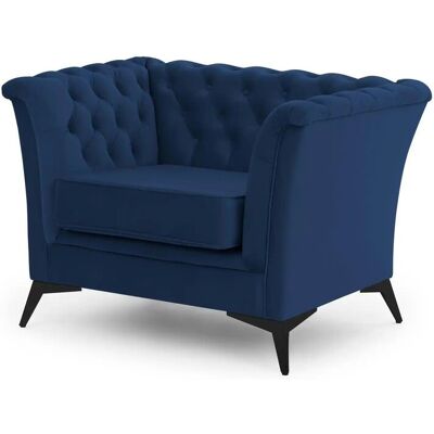 S-STYLE Chesterfield Sessel Wilhelm ¦ blau ¦ Maße (cm): B: 116 H: 78 S-STYLE Chesterfield Sessel Wilhelm ¦ blau ¦ Maße (cm): B: 116 H: 78