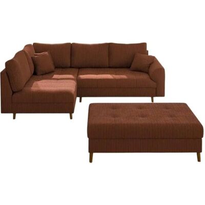S-STYLE Ecksofa mit Hocker Maya ¦ rot ¦ Maße (cm): B: 231 H: 81 S-STYLE Ecksofa mit Hocker Maya ¦ rot ¦ Maße (cm): B: 231 H: 81
