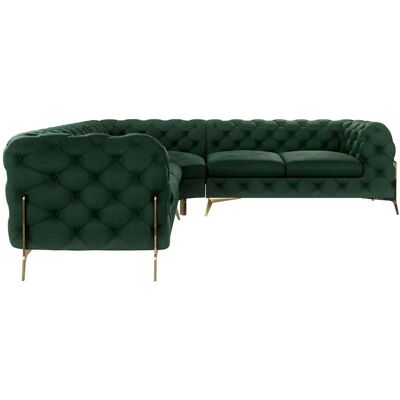 S-Style Möbel - Emily Chesterfield - Flaschengrün - Sofa S-Style Möbel - Emily Chesterfield - Flaschengrün - Sofa