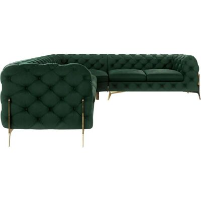 S-Style Möbel - Harper Chesterfield - Grau - Sofa S-Style Möbel - Harper Chesterfield - Grau - Sofa