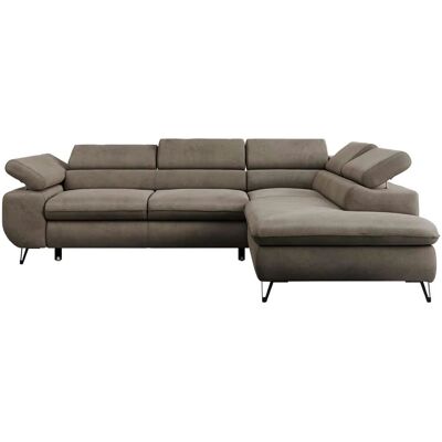 Höffner Ecksofa mit Schlaffunktion Peter ¦ braun ¦ Maße (cm): B: 273 H: 76 Höffner Ecksofa mit Schlaffunktion Peter ¦ braun ¦ Maße (cm): B: 273 H: 76