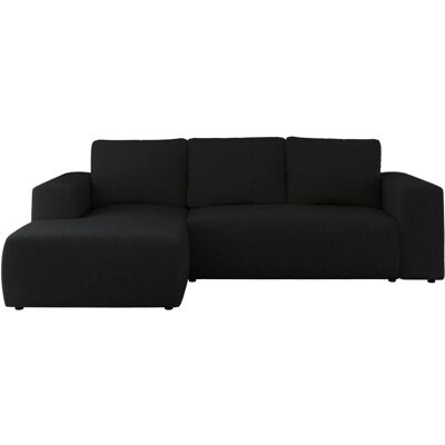 Höffner Ecksofa Beige mit Schlaffunktion Trentino ¦ schwarz ¦ Maße (cm): B: 266 H: 89 Höffner Ecksofa Beige mit Schlaffunktion Trentino ¦ schwarz ¦ Maße (cm): B: 266 H: 89