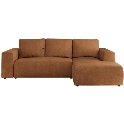 Höffner Ecksofa Beige mit Schlaffunktion Trentino ¦ orange ¦ Maße (cm): B: 266 H: 89 Höffner Ecksofa Beige mit Schlaffunktion Trentino ¦ orange ¦ Maße (cm): B: 266 H: 89