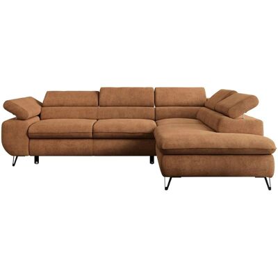 Höffner Ecksofa mit Schlaffunktion Peter ¦ orange ¦ Maße (cm): B: 273 H: 76 Höffner Ecksofa mit Schlaffunktion Peter ¦ orange ¦ Maße (cm): B: 273 H: 76