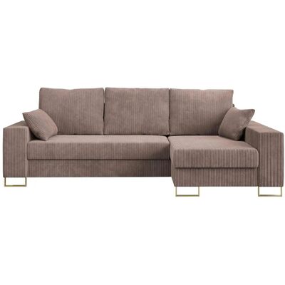 Höffner Ecksofa mit Schlaffunktion Dorain ¦ rosa/pink ¦ Maße (cm): B: 242 H: 85 Höffner Ecksofa mit Schlaffunktion Dorain ¦ rosa/pink ¦ Maße (cm): B: 242 H: 85