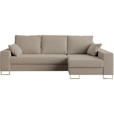 Höffner Ecksofa mit Schlaffunktion Dorain ¦ braun ¦ Maße (cm): B: 242 H: 85 Höffner Ecksofa mit Schlaffunktion Dorain ¦ braun ¦ Maße (cm): B: 242 H: 85