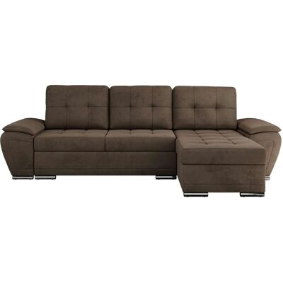 Höffner Ecksofa mit Schlaffunktion Umbria ¦ braun ¦ Maße (cm): B: 271 H: 85 Höffner Ecksofa mit Schlaffunktion Umbria ¦ braun ¦ Maße (cm): B: 271 H: 85