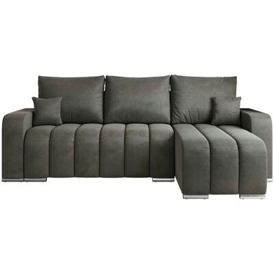 Höffner Ecksofa mit Schlaffunktion Kirasso ¦ grau ¦ Maße (cm): B: 245 H: 86 Höffner Ecksofa mit Schlaffunktion Kirasso ¦ grau ¦ Maße (cm): B: 245 H: 86