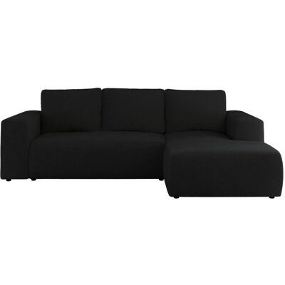 Höffner Ecksofa Beige mit Schlaffunktion Trentino ¦ schwarz ¦ Maße (cm): B: 266 H: 89 Höffner Ecksofa Beige mit Schlaffunktion Trentino ¦ schwarz ¦ Maße (cm): B: 266 H: 89