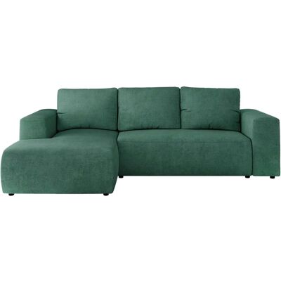 Höffner Ecksofa Beige mit Schlaffunktion Trentino ¦ grün ¦ Maße (cm): B: 266 H: 89 Höffner Ecksofa Beige mit Schlaffunktion Trentino ¦ grün ¦ Maße (cm): B: 266 H: 89