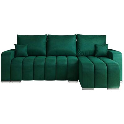 Höffner Ecksofa mit Schlaffunktion Kirasso ¦ grün ¦ Maße (cm): B: 245 H: 86 Höffner Ecksofa mit Schlaffunktion Kirasso ¦ grün ¦ Maße (cm): B: 245 H: 86