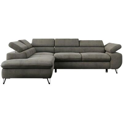 Höffner Ecksofa mit Schlaffunktion Peter ¦ grau ¦ Maße (cm): B: 273 H: 76 Höffner Ecksofa mit Schlaffunktion Peter ¦ grau ¦ Maße (cm): B: 273 H: 76