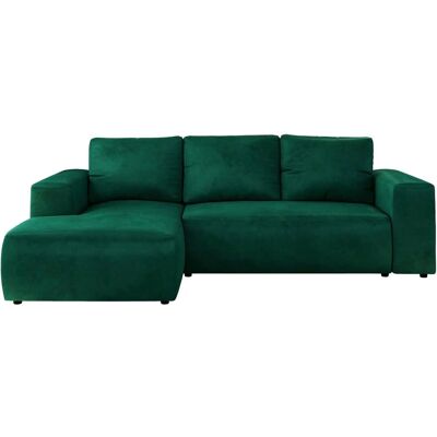 Höffner Ecksofa Beige mit Schlaffunktion Trentino ¦ grün ¦ Maße (cm): B: 266 H: 89 Höffner Ecksofa Beige mit Schlaffunktion Trentino ¦ grün ¦ Maße (cm): B: 266 H: 89