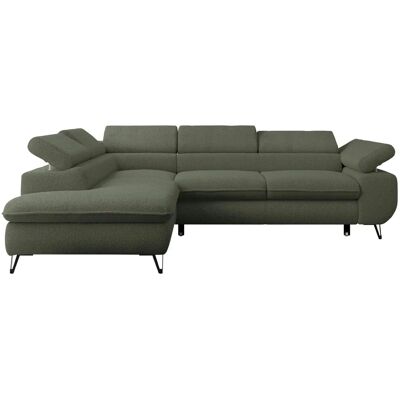 Höffner Ecksofa mit Schlaffunktion Peter ¦ grün ¦ Maße (cm): B: 273 H: 76 Höffner Ecksofa mit Schlaffunktion Peter ¦ grün ¦ Maße (cm): B: 273 H: 76