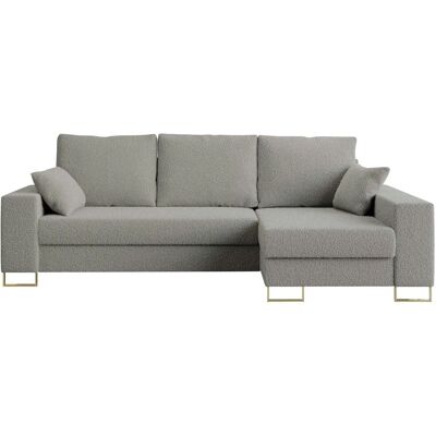 Höffner Ecksofa mit Schlaffunktion Dorain ¦ grau ¦ Maße (cm): B: 242 H: 85 Höffner Ecksofa mit Schlaffunktion Dorain ¦ grau ¦ Maße (cm): B: 242 H: 85
