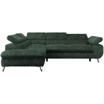 Höffner Ecksofa mit Schlaffunktion Peter ¦ grün ¦ Maße (cm): B: 273 H: 76 Höffner Ecksofa mit Schlaffunktion Peter ¦ grün ¦ Maße (cm): B: 273 H: 76