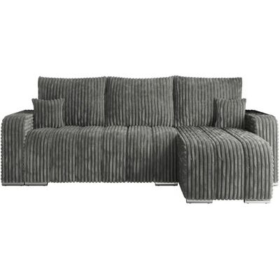 Höffner Ecksofa mit Schlaffunktion Kirasso ¦ grau ¦ Maße (cm): B: 245 H: 86 Höffner Ecksofa mit Schlaffunktion Kirasso ¦ grau ¦ Maße (cm): B: 245 H: 86