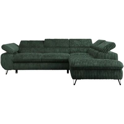 Höffner Ecksofa mit Schlaffunktion Peter ¦ grün ¦ Maße (cm): B: 273 H: 76 Höffner Ecksofa mit Schlaffunktion Peter ¦ grün ¦ Maße (cm): B: 273 H: 76