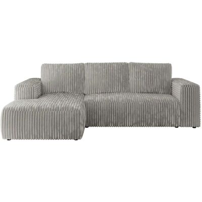 Höffner Ecksofa Beige mit Schlaffunktion Trentino ¦ grau ¦ Maße (cm): B: 266 H: 89 Höffner Ecksofa Beige mit Schlaffunktion Trentino ¦ grau ¦ Maße (cm): B: 266 H: 89