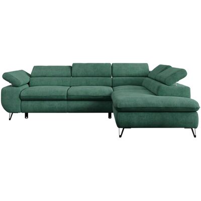 Höffner Ecksofa mit Schlaffunktion Peter ¦ grün ¦ Maße (cm): B: 273 H: 76 Höffner Ecksofa mit Schlaffunktion Peter ¦ grün ¦ Maße (cm): B: 273 H: 76