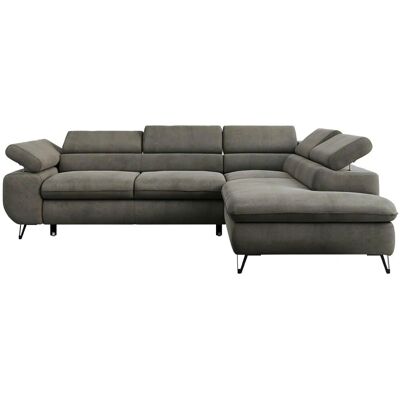 Höffner Ecksofa mit Schlaffunktion Peter ¦ grau ¦ Maße (cm): B: 273 H: 76 Höffner Ecksofa mit Schlaffunktion Peter ¦ grau ¦ Maße (cm): B: 273 H: 76