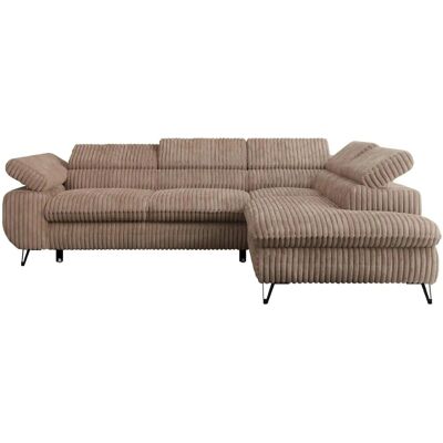 Höffner Ecksofa mit Schlaffunktion Peter ¦ braun ¦ Maße (cm): B: 273 H: 76 Höffner Ecksofa mit Schlaffunktion Peter ¦ braun ¦ Maße (cm): B: 273 H: 76