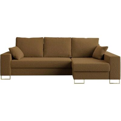Höffner Ecksofa mit Schlaffunktion Dorain ¦ braun ¦ Maße (cm): B: 242 H: 85 Höffner Ecksofa mit Schlaffunktion Dorain ¦ braun ¦ Maße (cm): B: 242 H: 85