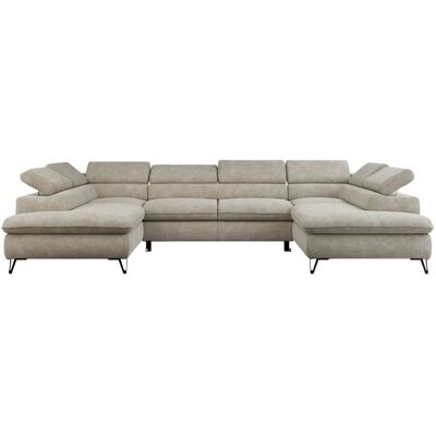 Höffner Wohnlandschaft Peter ¦ beige ¦ Maße (cm): B: 346 H: 76 Höffner Wohnlandschaft Peter ¦ beige ¦ Maße (cm): B: 346 H: 76