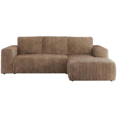 Höffner Ecksofa Beige mit Schlaffunktion Trentino ¦ braun ¦ Maße (cm): B: 266 H: 89 Höffner Ecksofa Beige mit Schlaffunktion Trentino ¦ braun ¦ Maße (cm): B: 266 H: 89