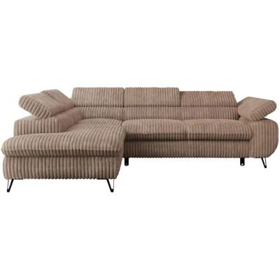 Höffner Ecksofa mit Schlaffunktion Peter ¦ braun ¦ Maße (cm): B: 273 H: 76 Höffner Ecksofa mit Schlaffunktion Peter ¦ braun ¦ Maße (cm): B: 273 H: 76