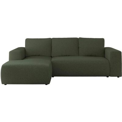 Höffner Ecksofa Beige mit Schlaffunktion Trentino ¦ grün ¦ Maße (cm): B: 266 H: 89 Höffner Ecksofa Beige mit Schlaffunktion Trentino ¦ grün ¦ Maße (cm): B: 266 H: 89