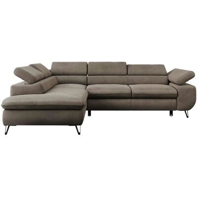 Höffner Ecksofa mit Schlaffunktion Peter ¦ braun ¦ Maße (cm): B: 273 H: 76 Höffner Ecksofa mit Schlaffunktion Peter ¦ braun ¦ Maße (cm): B: 273 H: 76