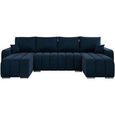 Höffner Wohnlandschaft mit Schlaffunktion Kirasso ¦ blau ¦ Maße (cm): B: 320 H: 86 Höffner Wohnlandschaft mit Schlaffunktion Kirasso ¦ blau ¦ Maße (cm): B: 320 H: 86