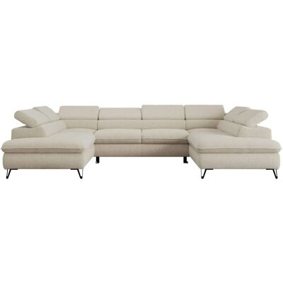 Höffner Wohnlandschaft Peter ¦ beige ¦ Maße (cm): B: 346 H: 76 Höffner Wohnlandschaft Peter ¦ beige ¦ Maße (cm): B: 346 H: 76