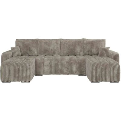 Höffner Wohnlandschaft mit Schlaffunktion Kirasso ¦ braun ¦ Maße (cm): B: 320 H: 86 Höffner Wohnlandschaft mit Schlaffunktion Kirasso ¦ braun ¦ Maße (cm): B: 320 H: 86