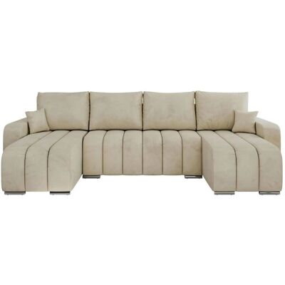 Höffner Wohnlandschaft mit Schlaffunktion Kirasso ¦ beige ¦ Maße (cm): B: 320 H: 86 Höffner Wohnlandschaft mit Schlaffunktion Kirasso ¦ beige ¦ Maße (cm): B: 320 H: 86